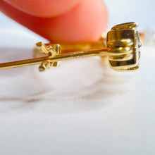 Load image into Gallery viewer, REAL 14k YELLOW GOLD 1.2CTTW 22mm Channel Set NATURAL DIAMOND Hoop Earrings 4.5g