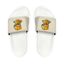 Load image into Gallery viewer, Temple of Amara "Sultan of Tipu" Men's Slide Sandals Cheetah Head Tiger Head with Jewels