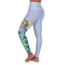 Load image into Gallery viewer, Temple of Amara "Serapis" Leggings Blue Yoga Pants