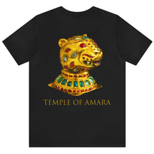 Load image into Gallery viewer, Temple of Amara "Sultan of Tipu" Tshirt for Men & Women Cheetah Head Lion Head Tee