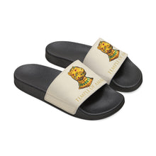 Load image into Gallery viewer, Temple of Amara "Sultan of Tipu" Men's Slide Sandals Cheetah Head Tiger Head with Jewels
