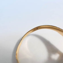 Load image into Gallery viewer, Antique Victorian 14k Yellow Gold Opal Ring Size 4.5 Estate Cluster Ring 1.2gm