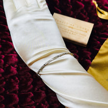 Load image into Gallery viewer, 14k White Gold Diamond Bracelet 7.25" 1/2cttw Diamond Panel Tennis Bracelet 2.5g