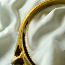 Load image into Gallery viewer, 10k Gold Natural Emerald Diamond Ring Sz 8.25 Earth Mined Emerald Ring 3g