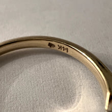 Load image into Gallery viewer, 14k Yellow Gold 1/4ct Marquise Diamond Engagement Ring Sz 7.25 Wedding Ring 2.1g