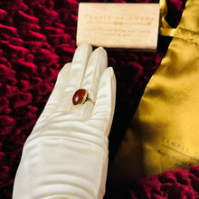 Load image into Gallery viewer, Antique 10k Gold Carnelian Ring size 6 Victorian Cabochon Ring 3.8g