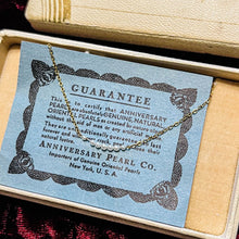 Load image into Gallery viewer, Antique 14k Yellow Gold NATURAL WILD PEARLS Necklace 13" 2.2mm GENUINE PEARLS 1g