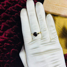 Load image into Gallery viewer, 10k Yellow Gold 2 Carat Garnet Ring Size 9.25 Natural Garnet Solitaire Ring 2g