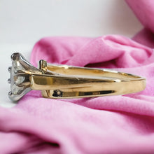 Load image into Gallery viewer, 10k Yellow Gold 1/5ct Marquise Diamond Engagement Ring Sz 5.5 Wedding Ring 1.6g