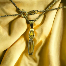 Load image into Gallery viewer, H. Stern 18k Gold Diamond 1.32ct Imperial Topaz Pendant Necklace 16" Brazil Vintage 4.8