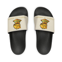 Load image into Gallery viewer, Temple of Amara "Sultan of Tipu" Men's Slide Sandals Cheetah Head Tiger Head with Jewels