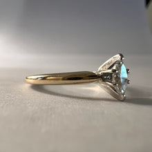 Load image into Gallery viewer, 14k Yellow Gold 1/4ct Marquise Diamond Engagement Ring Sz 7.25 Wedding Ring 2.1g