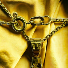 Load image into Gallery viewer, H. Stern 18k Gold Diamond 1.32ct Imperial Topaz Pendant Necklace 16" Brazil Vintage 4.8