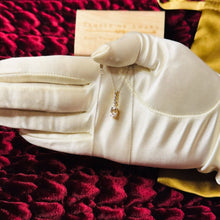 Load image into Gallery viewer, 14k White Gold Natural Pink Morganite Diamond Necklace 18" Oval Cut Twist 1.4g