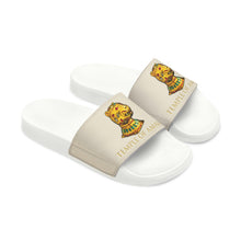 Load image into Gallery viewer, Temple of Amara "Sultan of Tipu" Men's Slide Sandals Cheetah Head Tiger Head with Jewels