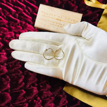 Load image into Gallery viewer, 14k Gold Hoop Earrings 16mm French Hook Mini Hoops Dainty Minimalist Earrings