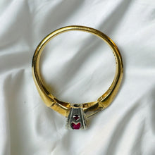 Load image into Gallery viewer, Antique 14k Gold Ruby & Diamond Ring Sz 5.25 Edwardian Engagement Ring Natural Ruby Ring 585 Gold Diamond Ring Wedding Ring July Birthstone