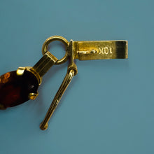 Load image into Gallery viewer, 10k Gold Garnet Tennis Bracelet 7.5" 12 Carat T.W. Natural Oval Red Garnet 4.8g