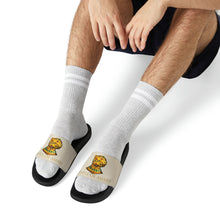 Load image into Gallery viewer, Temple of Amara "Sultan of Tipu" Men's Slide Sandals Cheetah Head Tiger Head with Jewels