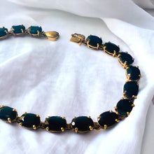 Load image into Gallery viewer, 10k Gold Sapphire Bracelet 7.15" 15 Carat T.W. Natural Genuine Sapphires 8.4g