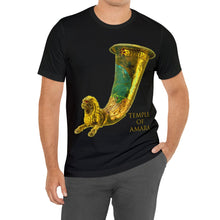 Load image into Gallery viewer, Temple of Amara "Nisa" Tshirt For Men and Women Ancient Parthian Lion Drinking Horn Unisex Tee