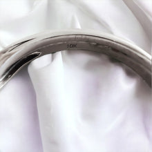 Load image into Gallery viewer, 10k White Gold Aquamarine 1/6 CT T.W. Diamond Engagement Ring Set Twist Sz 8.75