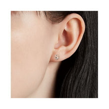 Load image into Gallery viewer, 10k Rose Gold 2.5ct Natural Morganite Earrings 7mm Studs Christmas Gift for Wife