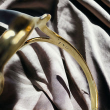 Load image into Gallery viewer, Antique 10k Gold Pools of Light Rock Crystal Cabochon Ring RARE Victorian Sz 5