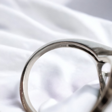 Load image into Gallery viewer, 10k White Gold 10cttw Pear Cut Aquamarine Blue Green Topaz Ring Size 8 9g