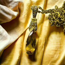 Load image into Gallery viewer, H. Stern 18k Gold Diamond 1.32ct Imperial Topaz Pendant Necklace 16" Brazil Vintage 4.8