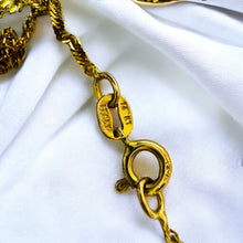 Load image into Gallery viewer, 14k Gold Diamond Mushroom Necklace 16" Vintage Magic Mushroom Charm Pendant 6.6g