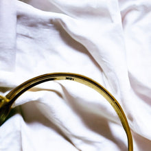 Load image into Gallery viewer, 10k Gold Natural Emerald Ring Size 7.25 Round Cut 1/2 Carat Solitaire Ring 1g