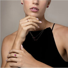 Load image into Gallery viewer, 10k Yellow Gold 4cttw Ruby & Diamond Earrings 9mm Oval Cut 1.8g Ruby Stud Earrings July Birthstone Anniversary Gift for Wife Girlfriend