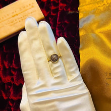 Load image into Gallery viewer, 14k Yellow Gold Ancient Alexander the Great Macedonian Herakles Silver Coin Drachm Ring Size 5.25 Hercules