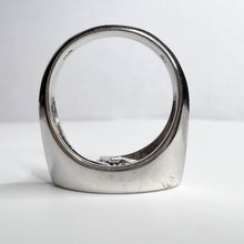 Load image into Gallery viewer, 14k White Gold 1/3ct 3 Stone Diamond Ring Size 6.75 Vintage Engagement Ring 5.9g