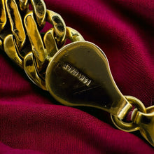 Load image into Gallery viewer, 14k Gold Double Row Cuban Link Bracelet 7mm Fancy Link Bracelet 7.5" 5.5g