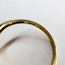 Load image into Gallery viewer, 10k Yellow Gold 2cttw Ruby Cluster Ring Size 7 Flower Ring 8mm Ruby 3.5g July Birthstone White Sapphire Ring Anniversary Gift for Wife