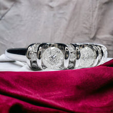 Load image into Gallery viewer, 10k White Gold 5 Stone Diamond Ring Size 8 Vintage Engagement Ring 1 Carat TW 2g Wedding Ring Bar Set Diamond Ring Anniversary Gift for Wife