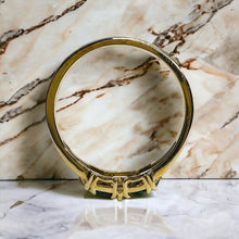 Load image into Gallery viewer, 10k Yellow Gold .45ct Natural Alexandrite Ring Size 9.5 Trillion Cut 1.64g