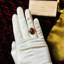 Load image into Gallery viewer, Antique 10k Gold Carnelian Ring size 6 Victorian Cabochon Ring 3.8g
