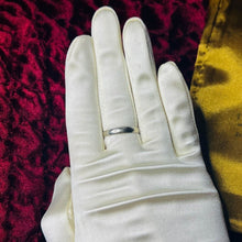 Load image into Gallery viewer, 10k White Gold 3.25mm Wedding Band Sz 9 Vintage Wedding Ring Distressed 1.7g