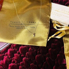 Load image into Gallery viewer, 14K Yellow Gold .10CTW Natural Diamond Solitaire Necklace 18" Anniversary Gift