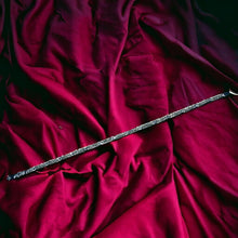 Load image into Gallery viewer, 14k White Gold Diamond Bracelet 7.25" 1/2cttw Diamond Panel Tennis Bracelet 2.5g