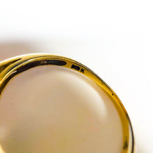 Load image into Gallery viewer, 10k Yellow Gold 2.4CT Natural Emerald Ring Size 5 Antique Emerald Ring Diamonds