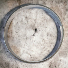 Load image into Gallery viewer, 10k White Gold 3.25mm Wedding Band Sz 9 Vintage Wedding Ring Distressed 1.7g