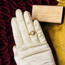 Load image into Gallery viewer, Antique 10k Gold Opal Ring Size 5.5 Victorian Era Solitaire Filigree Ring 1.4g