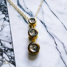 Load image into Gallery viewer, engagement rings rings watch gold diamond choker wedding rings pearl jewellery promise rings earrings bracelet necklace cz silver jewelry stores diamond rings charms mens wedding bands pendant bangles gold chain beads jared jewelry diamond earrings Anniversary Gift for Wife Best GIft for Girlfriend Romantic GIft Solid 10k Yellow Gold Diamond Necklace Journey Pendant 1/3 carat diamond ring