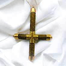 Load image into Gallery viewer, antique jewelry mourning jewelry victorian era georgian era 18th century cross 1700's real gold antique catholic cross christian st peter funeral necklace urn pendant engagement rings rings watch gold diamond choker wedding rings pearl jewellery promise rings earrings bracelet necklace cz silver jewelry stores diamond rings charms mens wedding bands pendant bangles gold chain beads jared jewelry diamond earrings 14k yellow gold 10k gold