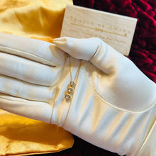 Load image into Gallery viewer, Diamond Necklace 18" 10K Yellow Gold .15CT Journey Pendant Estate Vintage 1.3g