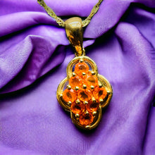 Load image into Gallery viewer, We also sell 10k, 18k, and 14k jewelry, engagement rings, wedding rings, promise rings, Christmas gifts, April birthstone rings, birthday gifts, fall fashion jewelry, diamond rings, diamonds, sapphire jewelry, ruby and emerald pendants, necklaces, bracelet, earrings, chain, luxury jewelry, and Valentines Day gifts Mothers Day Gifts Best Gift for Wife For Daughter Opal October Birthstone Necklace Mexican Gemstones Solid Gold Vintage Jewelry Fire Opal necklace